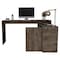 Tuhome 45.8 in. D X 30.1 in. H, 59.6 in. W X Laminate, Dark Brown ELB6597 - alternate 3